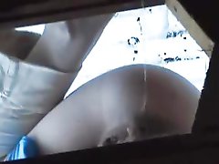 Explicit video episodes starring pissing gals who think that they are alone