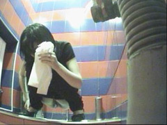 Feeds from spy cam hidden in ladies room in mall