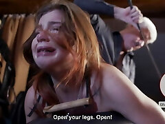 Redhead Teen Screams While Tortured on Pussy Redhead Teen Screams While Tortured on Pussy