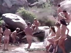 Nudist Families Journey to the Mountains (1960s Vintage)