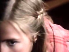 Vintage girl seduces stud