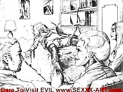 Old-school and Vintage Horror Artwork