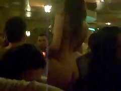 AT BULGARIAN RESTAURANT PARTY, Damsel WALK NAKED FOR ALL Introduce PEOPLES