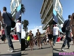 Super-hot Bikini Teens Beach Voyeur Bikini Spy Close-Up 4K UHD Video 10