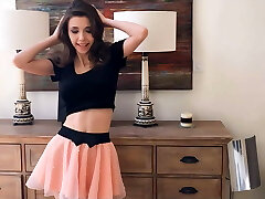 Cute Girl Has Big Orbs Showing Perfect Body JOI