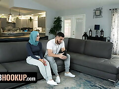 Hijab Bang-out - Beautiful Big Titted Arab Beauty Fucks Her Soccer Coach To Keep Her Place In The Squad