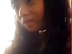 Flashing my humungous amateur tits on my web camera Flashing my humungous amateur tits on my web camera