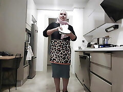 I told my stepson to stay home.