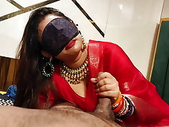 Indian stepmother caught her stepson tugging with her panties and fucked her