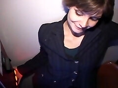 Lezbo Banker Slut Blowing Cocks In Glory Hole