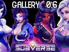 Subverse - Gallery - every sex scenes - hentai game - update v0.6 - hacker midget demon robot doctor lovemaking