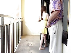 I CAUGHT A CUTE YOUNG Girl HOT Bud NEAR THE ELEVATOR