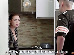 Dull Bf watches the game while his buddy fucks the shit out of his GF