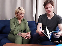 AuntJudysXXX - 48yo Stepmother Nadine Helps Stepson with Homework