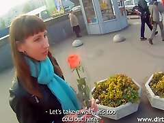 Ugly bitch gives a fellatio and gets fucked doggy style