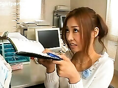 Japan Office Gal Gets Cum On Her Face