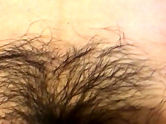 Asian wifey hairy pussy fingered