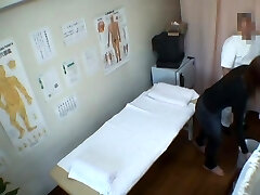 The voyeur medical exam of Chinese coochie with dick and fingers