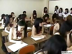 Naked in school Asian schoolgirls under observation