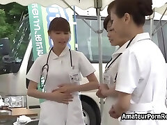 Asian Japanese Lovelies Nurses Fucked By Clients In Hospital