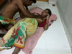 desi indian village telugu couple romance, screwing on the floor