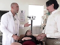Hot Big-boobed Blonde Cucks Her Husband Because She Wants To Get Knocked Up And Her Doctor Offers To Help! - Laney Grey And Will Pounder