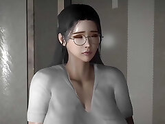 Office girl and black man meat at gym club - Hentai 3D Uncensored V287