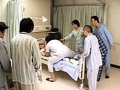 Creampied asian nurse