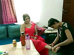 Hot fantastic sexy madam hardcore sex with new subordinated! Viral sex