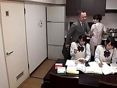 chinese step father fuck his teen