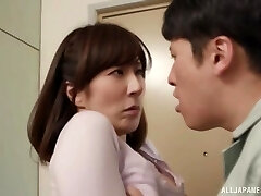 Mature Japanese wifey gets her wet pussy porked nice and hard