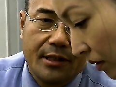 Asian Asa Akira licking out moist pussy