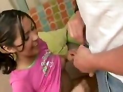 Baby Sitter pounds dad while mom is at work