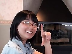 Japanisch-Brille Girl Blowjob