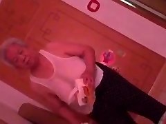 Chinese Granny with Saggy Hooters
