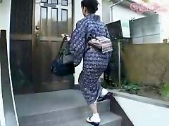 My grandmother came to my house