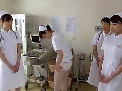 Unglaubliche japanische Modell Yuki Aoi, Akari Asakiri, Nachi Sakaki in Erstaunliche Krankenschwester, Fingersatz JAV-Szene