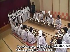 Untertitelt japanischen milfs Gruppe Vorspiels Speisesaal party