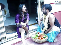 Young Hot and Sexy Freshly Married Bhabhiji Banged with Sabjiwala ( Hindi Audio )
