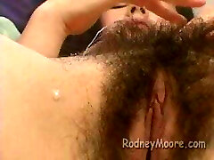 Hairy Girl Angelina Smith Big Thicket Marijuana Leaf Bikini