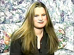 Retro slut gets nude in solo masturbation vignette and shows off her sexy ass and natural boobies