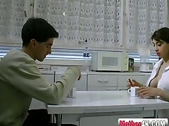 mother with big fake breasts gets stripped and gives blowjob mother with big fake breasts gets stripped and gives blowjob