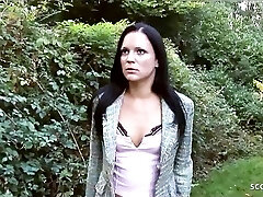 Skinny Runaway College Woman tricked to to Raunchy Anal MMF 3Some