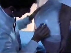 Nurse paris blue bangs a physician