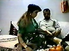 Vintage arab unexperienced couple make hard homemad