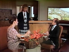 Blonde in miniskirt shrieking when cherished missionary