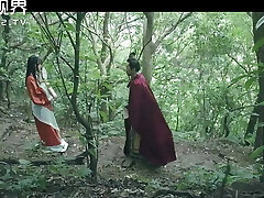 Accidentally woke up by a Horny Asian teen Girl while jerking off and fellatio Point Of View