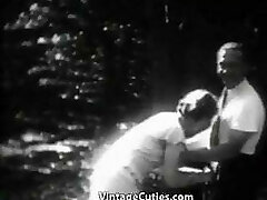 Stunning Bitch Has Fun in the Forest (1930s Antique)