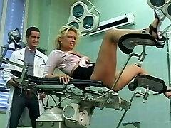Beautiful blonde fucked by the family doc's hefty cock