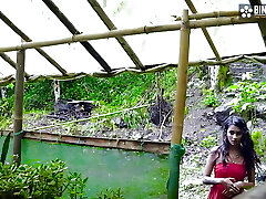 Beautiful Teen18+ Farmhouse Malkin Sudipa wants Gonzo Drill Outdoor ( Hindi Audio )